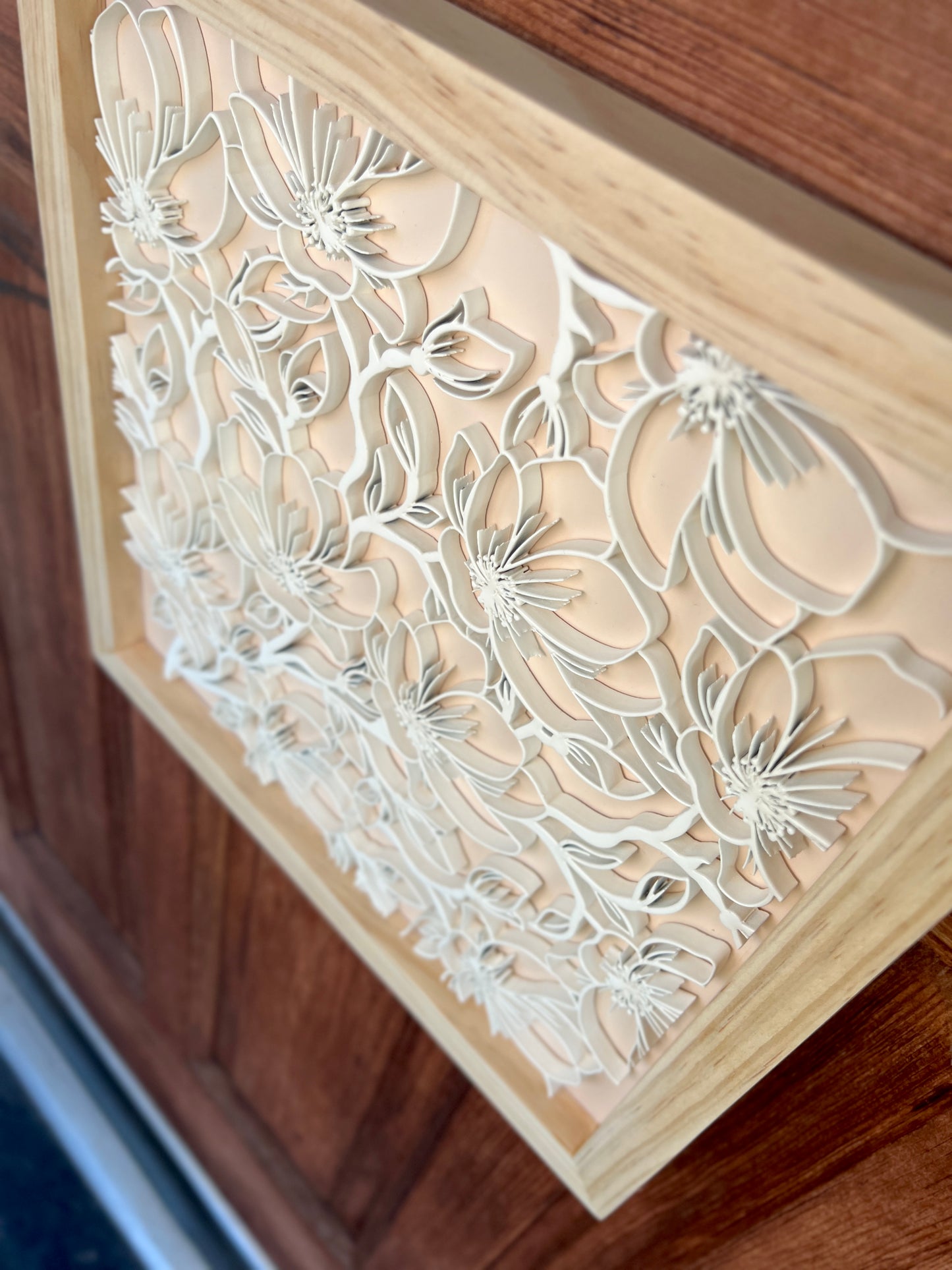 Floral Lace Frame Decor