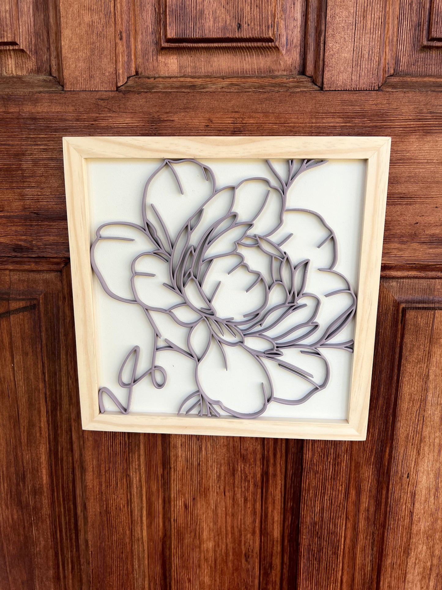 Floral Lace Frame Decor